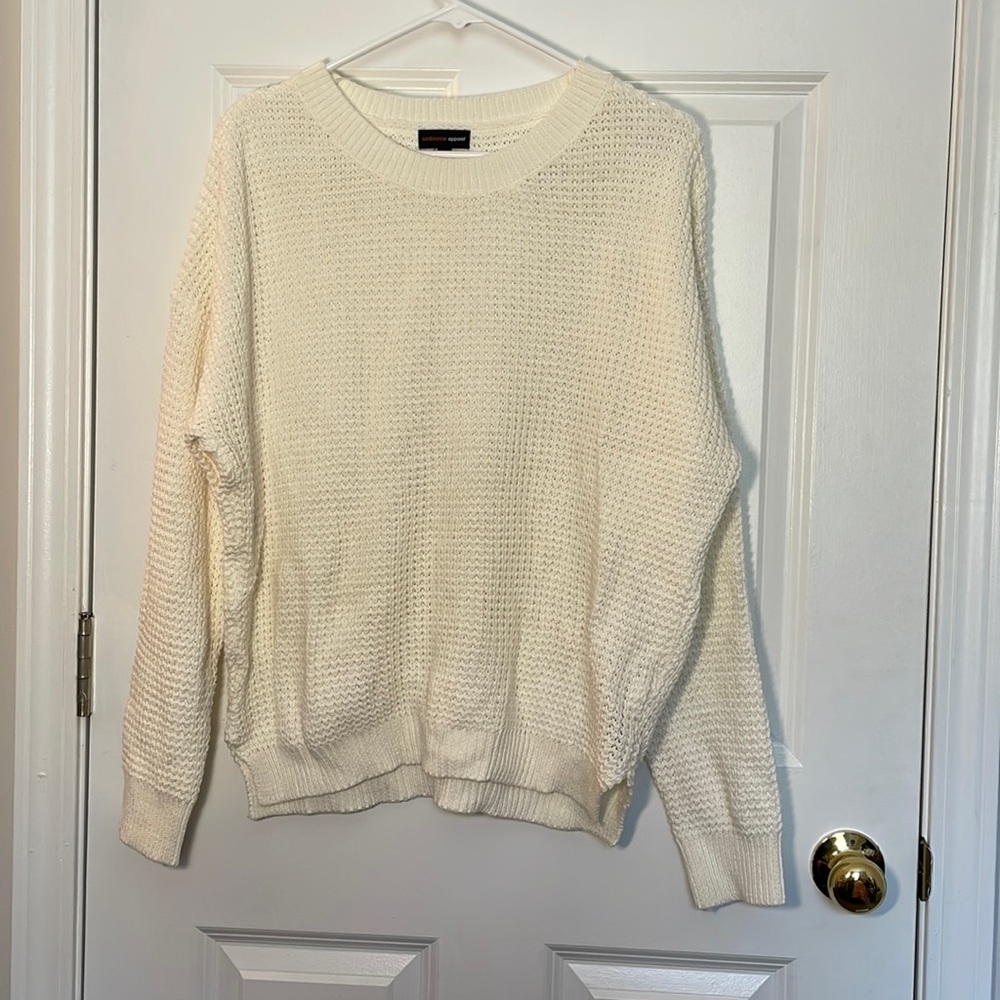 Ambiance apparel cream sweater